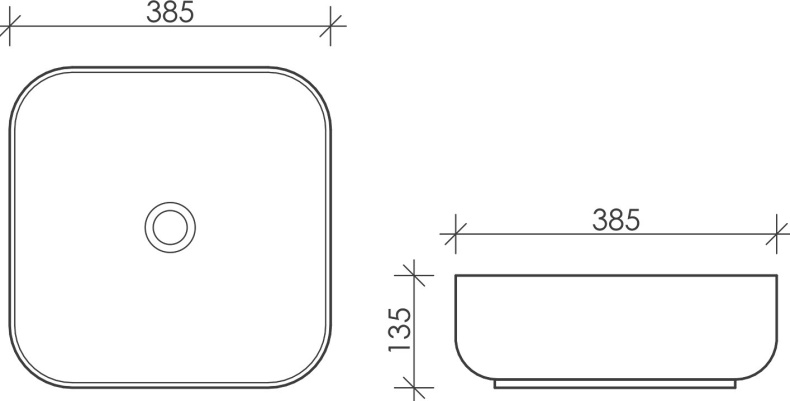 Рукомойник Ceramica Nova Element CN6012 - 6