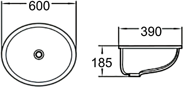 Раковина SantiLine SL-3002 - 1