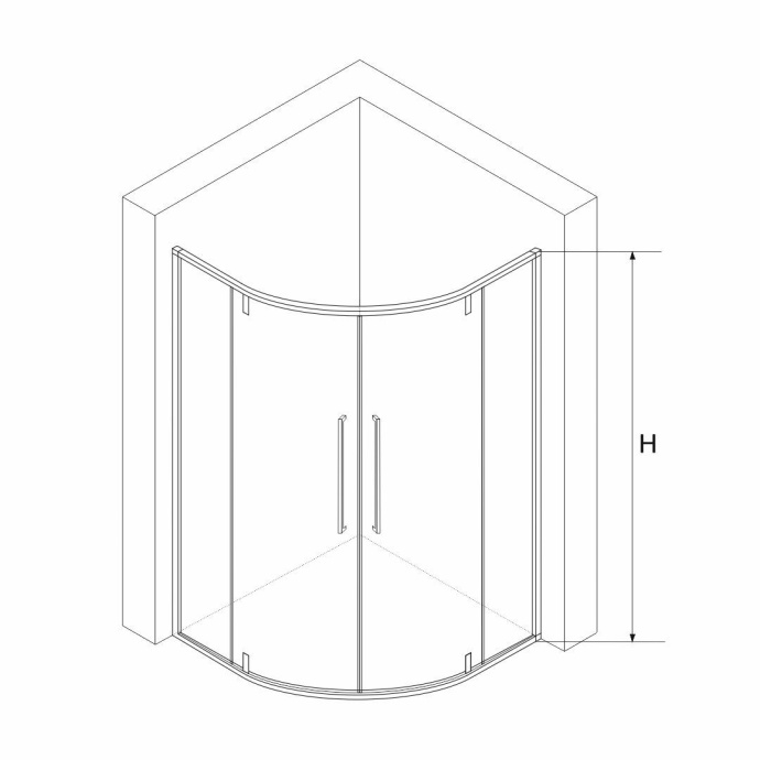 Душевой уголок RGW Stilvoll 06325388-14 80x80x200 профиль черный - 3