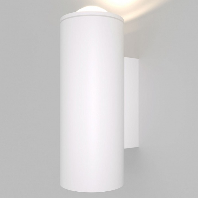 Уличный настенный светодиодный светильник Elektrostandard Column 35138/U белый a063023 - 0