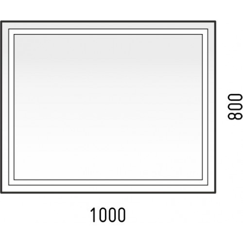 Зеркало Stella Polar Барго 100х80 с подсветкой SD-00001187 - 1