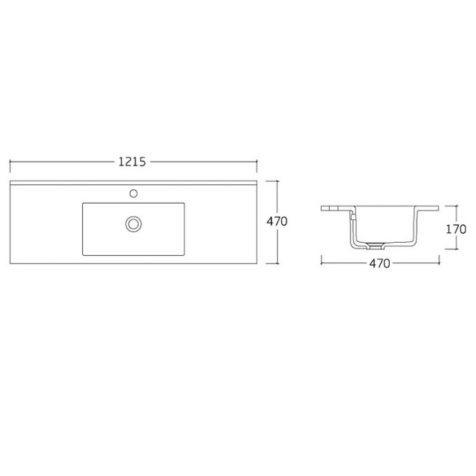 Комплект мебели Vincea Gio Mia 120 белый - 3