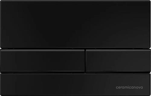 Комплект подвесного унитаза с инсталляцией Ceramica Nova Forma с кнопкой Flat черной матовой CN3009_1002B_1000 - 5