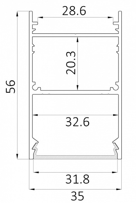 Накладной светильник 6063 LINE 3556 0412635 - 1