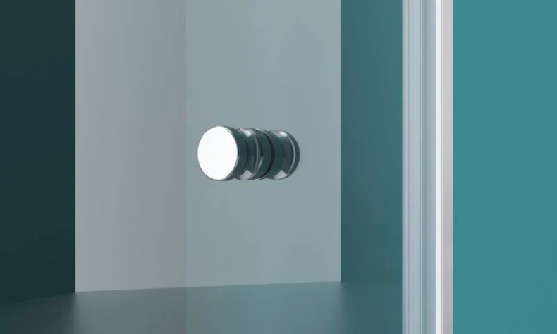 Душевая дверь BelBagno Etna 100 профиль хром  ETNA-B-12-60/40-C-Cr - 2