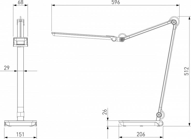 Настольная лампа офисная Elektrostandard Great a065290 - 3