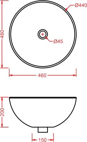 Рукомойник ArtCeram La Ciotola накладной LCL001 01 00 LCL001 01;00 - 6