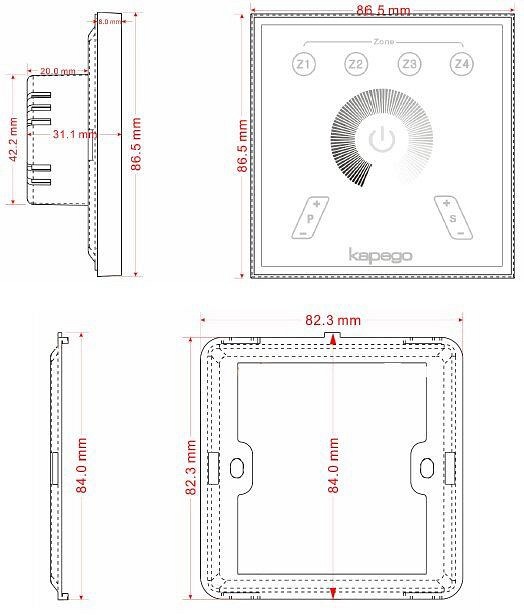 Контроллер-регулятор ЦТ и цвета RGB Deko-Light Rf 843018 - 1