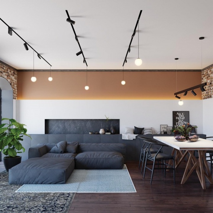 Трековый светодиодный светильник Novotech Shino Flum 358472 - 1