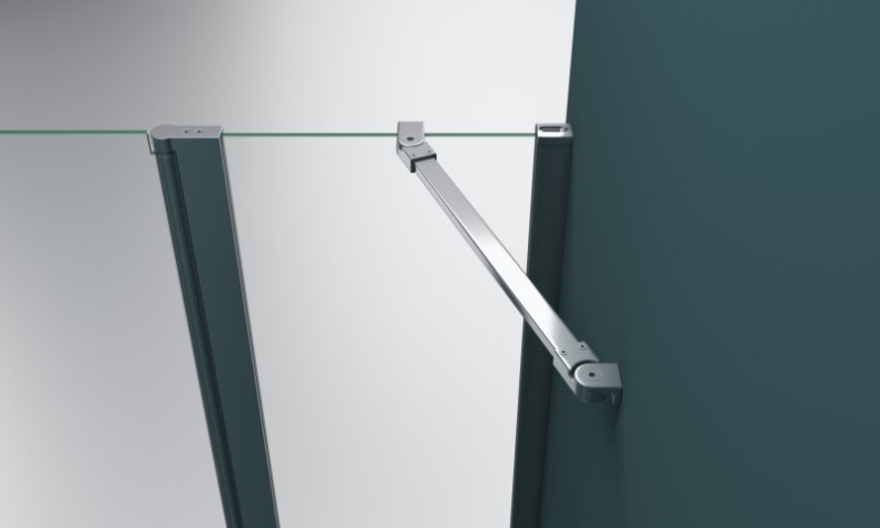 Душевой уголок BelBagno Etna 100х80 хром  ETNA-AH-12-100/80-C-Cr - 5