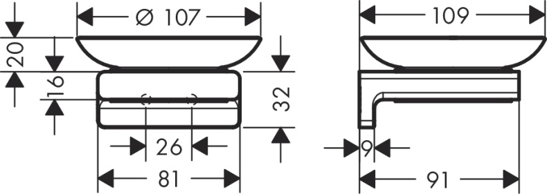 Мыльница Hansgrohe AddStoris 41746990 полированное золото - 5