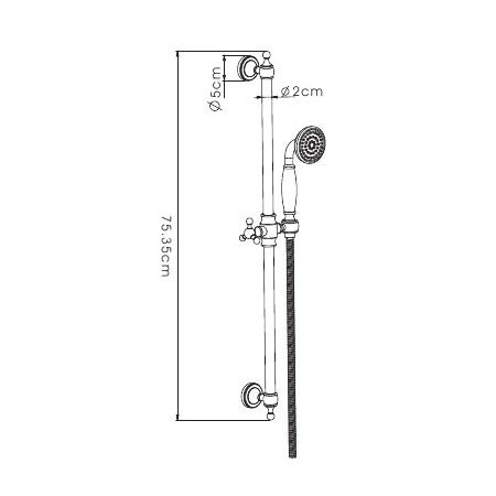 Душевой гарнитур Gappo G8016 - 1