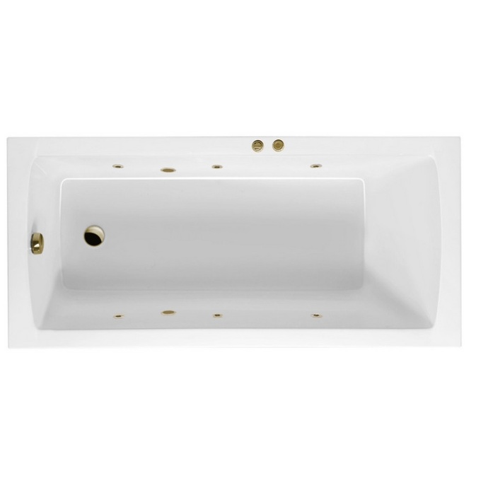 Ванна акриловая Excellent Aquaria Soft 170х75 с гидромассажем белый - бронза WAEX.AQU17.SOFT.BR - 0