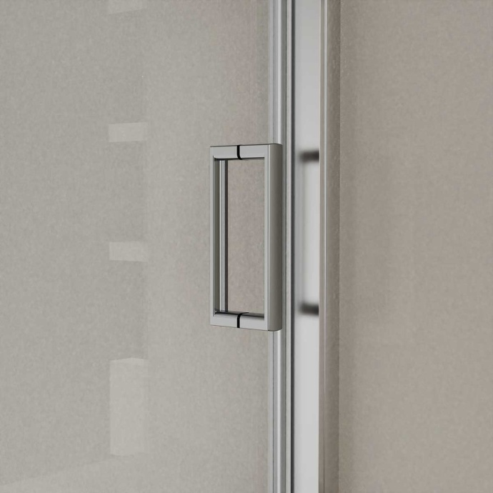 Душевая дверь в нишу Vincea City 110х195 профиль хром стекло прозрачное  VDS-5CT110CL - 2