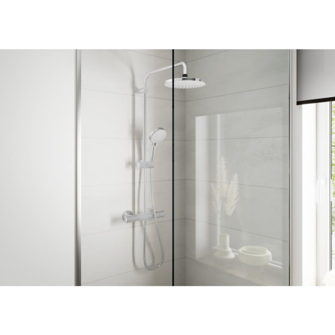 Душевая стойка Hansgrohe Vernis Blend Showerpipe 200 1jet EcoSmart хром 26089000 - 1