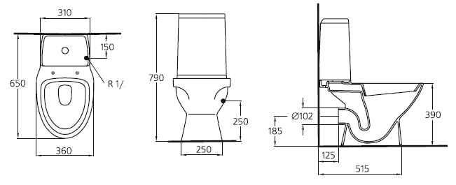 Напольный унитаз Ideal Standard Tesi AquaBlade белый  V335101 - 1