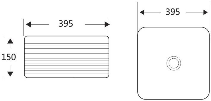 Рукомойник BelBagno BB1421 накладной - 2