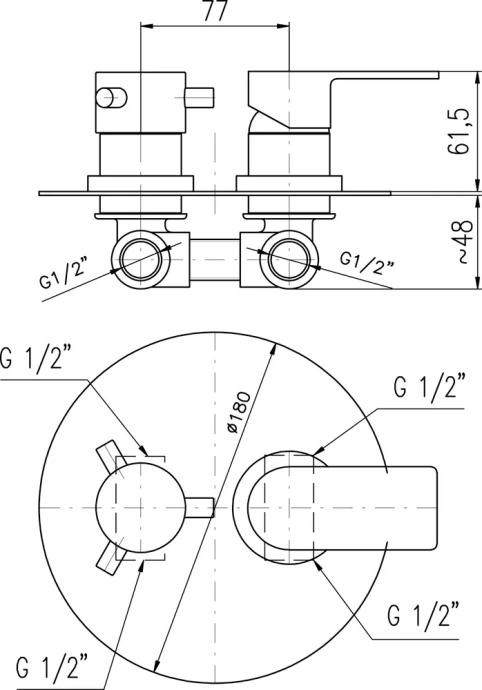 Смеситель для ванны с душем Rav Slezak Vltava черный матовый VT486KCMAT - 1