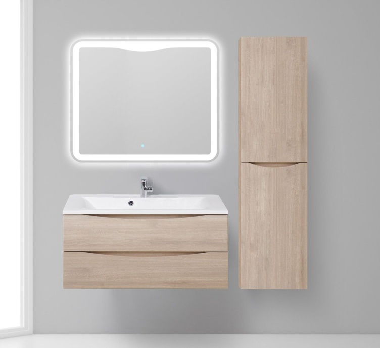 Шкаф-пенал BelBagno Fly-Marino R rovere grigio FLY-MARINO-1500-2A-SC-RG-P-R - 1