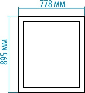 Зеркало Misty Анна 80 оливковое П-Анн-03080-410 - 4