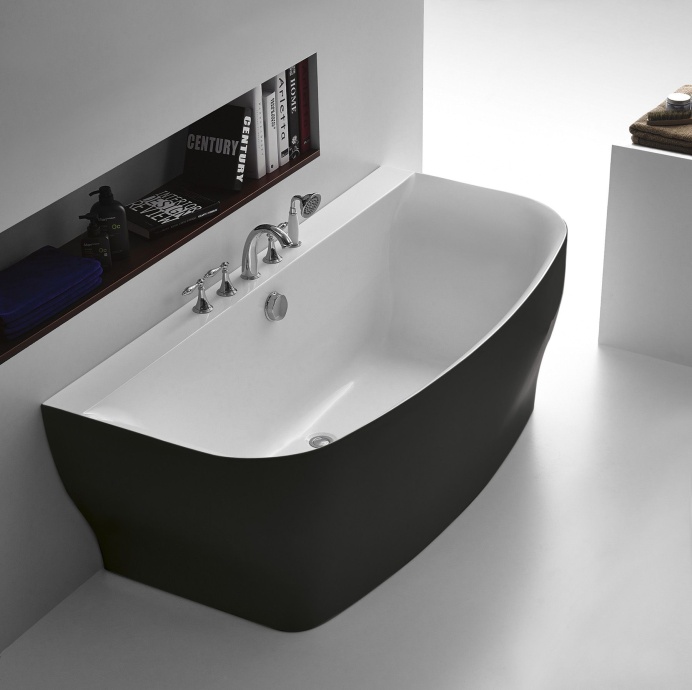 Акриловая ванна BelBagno BB74-NERO - 1