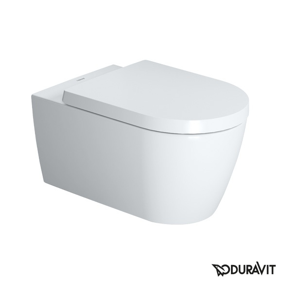 Унитаз подвесной Duravit Me by Starck с крышкой, белый (2529090000) - 0