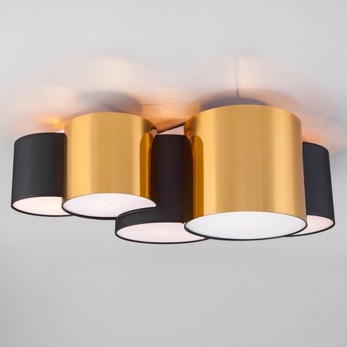 Потолочная люстра TK Lighting Mona 3447 Mona Black/Gold - 2