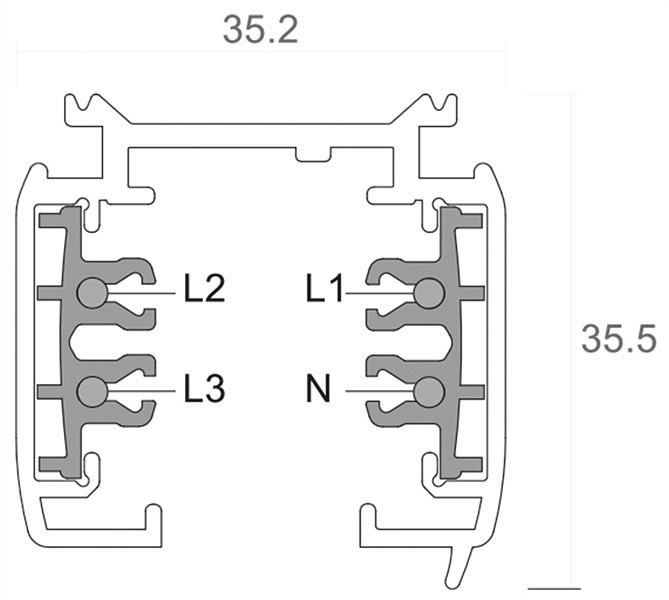 Трек накладной Deko-Light D Line 710008 - 1