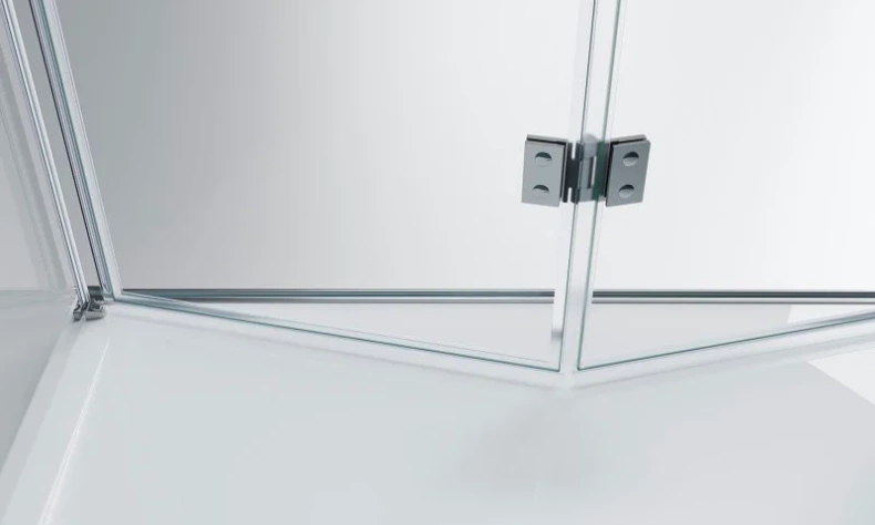 Душевой уголок BelBagno Albano 90х80 профиль хром стекло прозрачное ALBANO-ASH-1-90/80-C-Cr - 5