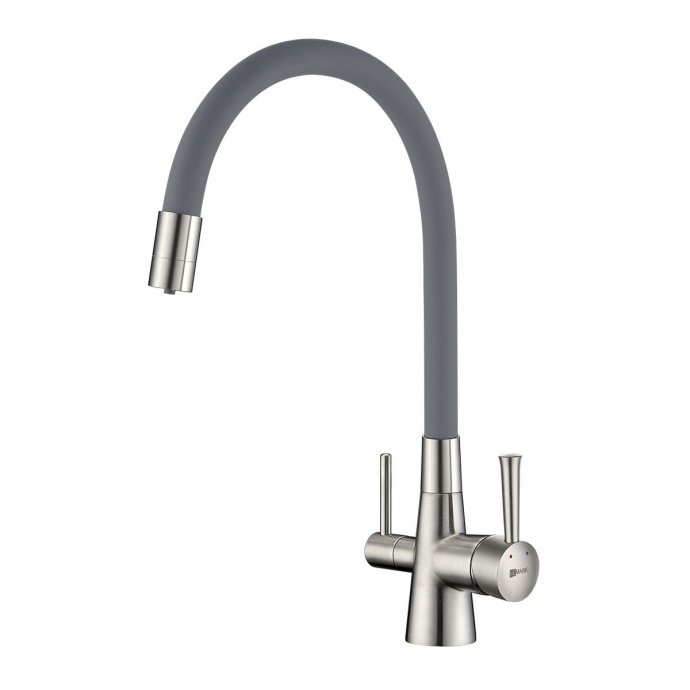 Смеситель для кухни Lemark Comfort LM3075BN с гибким изливом - 0