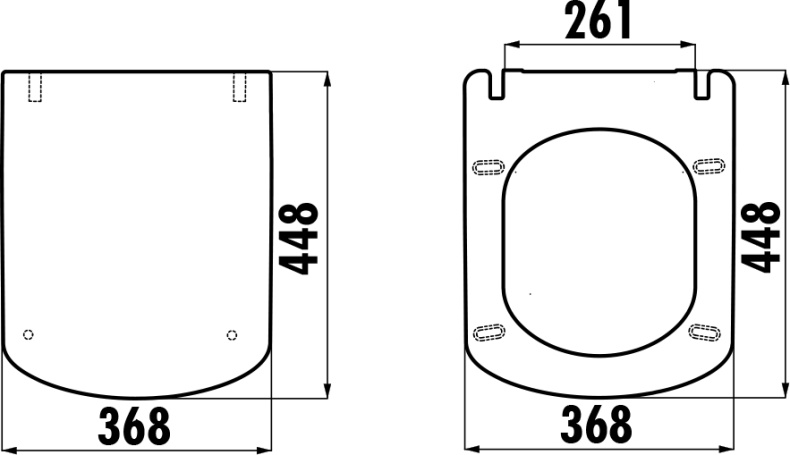 Унитаз подвесной Creavit Elegant EG321 безободковый - 5