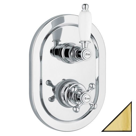 Термостат Cezares Elite VDIM2-T-03/24-Bi С ВНУТРЕННЕЙ ЧАСТЬЮ, золото ELITE-VDIM2-T-03/24-Bi - 0