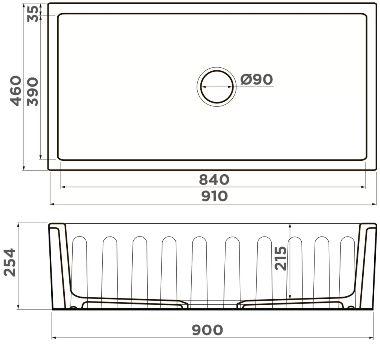 Мойка кухонная Omoikiri Mikura Natceramic/белый  4993260 - 1