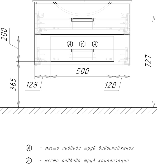 Тумба с раковиной Comforty Парма 80 дуб дымчатый 00004143491 - 4