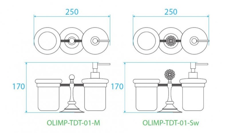 Стакан Cezares OLIMP  OLIMP-TDT-01-M - 2