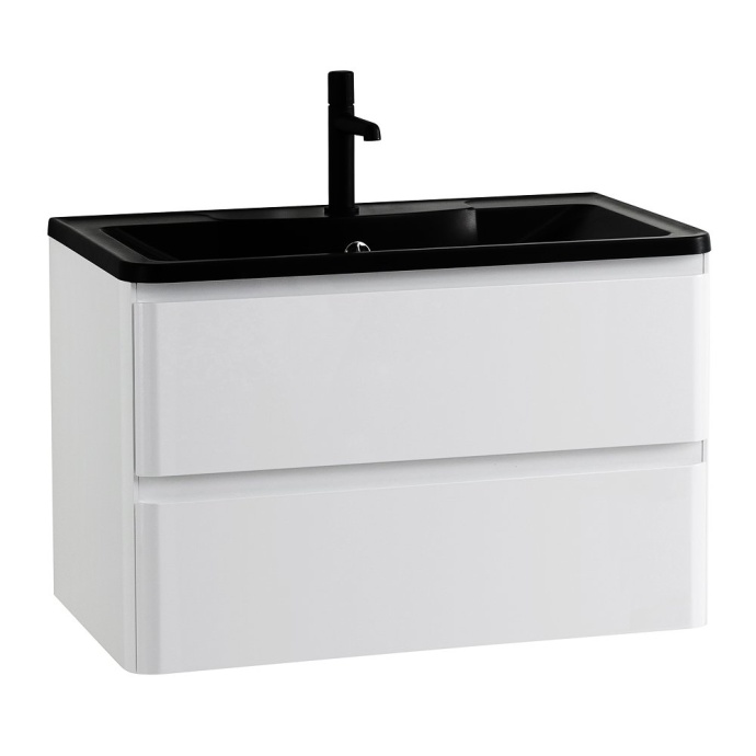 Тумба с раковиной BelBagno Albano 80 белый - 3
