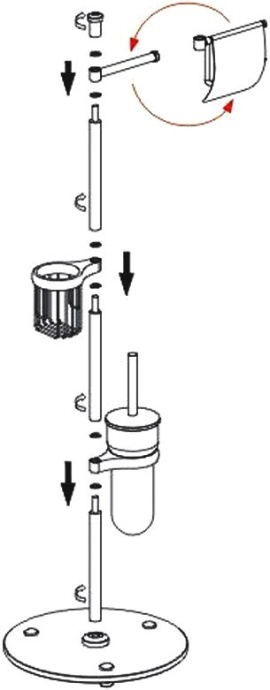 Стойка Wasserkraft K-1256 - 3