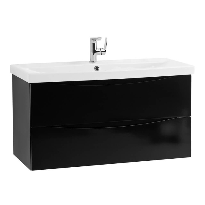Тумба под раковину Belbagno Marino-Cer 80 черный MARINO-CER-800-2C-SO-NL-P - 1