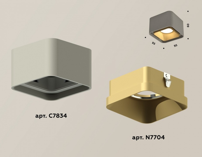 Накладной светильник Ambrella Light Xs7834 XS7834004 - 2