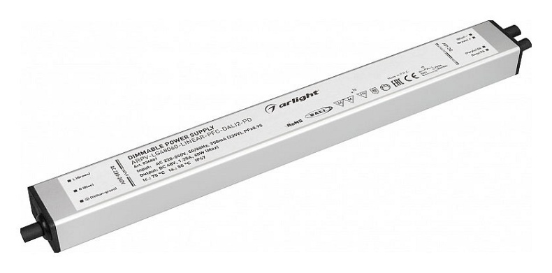 Блок питания Arlight ARPV-LG48060-Linear-PFC-Dali2-PD 48V 60W IP67 1,25A 034881 - 0