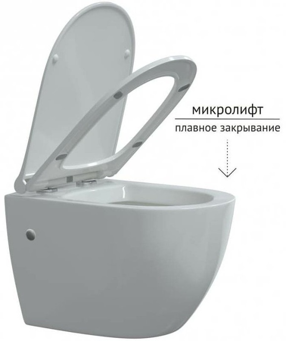 Комплект унитаза с инсталляцией Berges Okus с сиденьем микролифт и белой кнопкой смыва 043282 - 4
