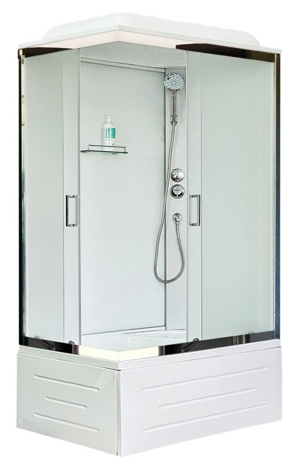 Душевая кабина Royal Bath BP 120х80 R профиль хром стекло матовое RB8120BP5-WC-CH-R - 0