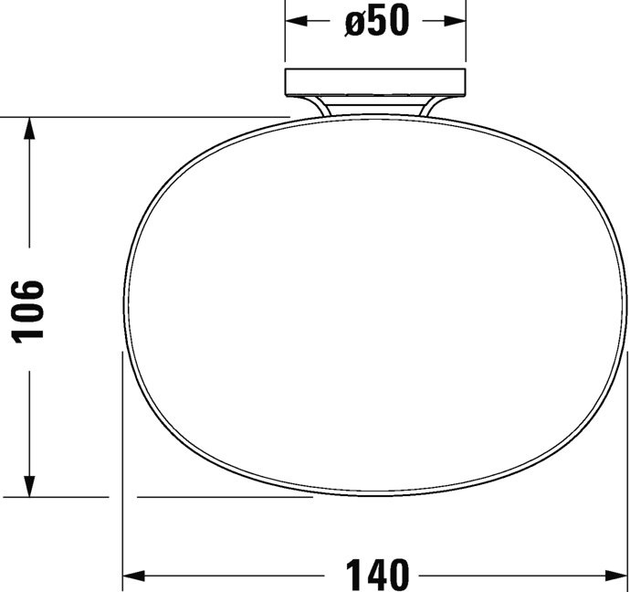 Мыльница Duravit Starck T 0099334600 черная - 2