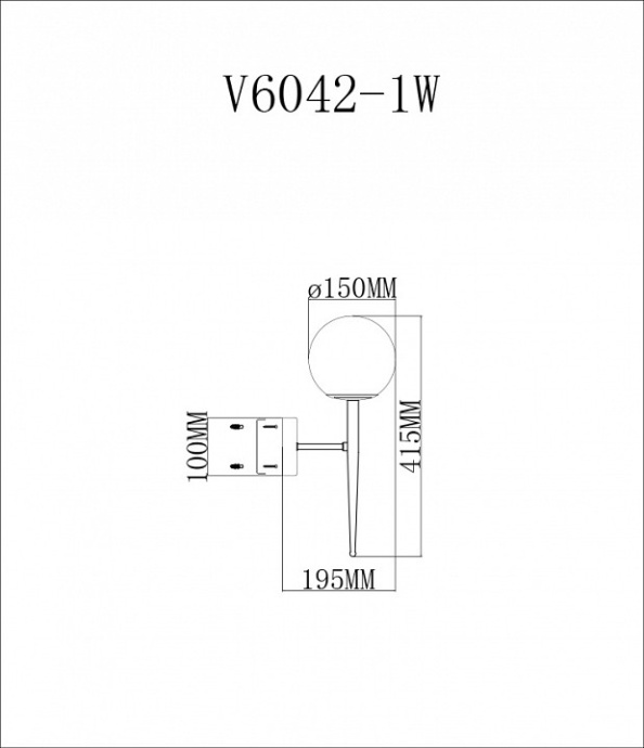 Бра Moderli Scrumbel V6042-1W - 1