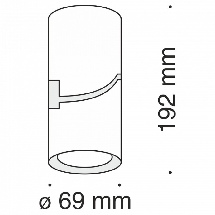 Светодиодный спот Maytoni Tube C019CW-01B4K - 4