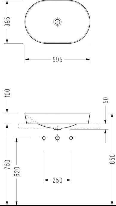 Раковина Serel Saphire SP46 - 1