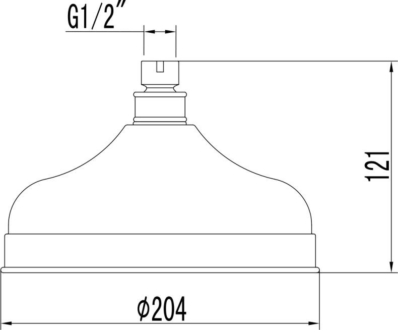 Верхний душ Lemark LM8989B бронза - 1