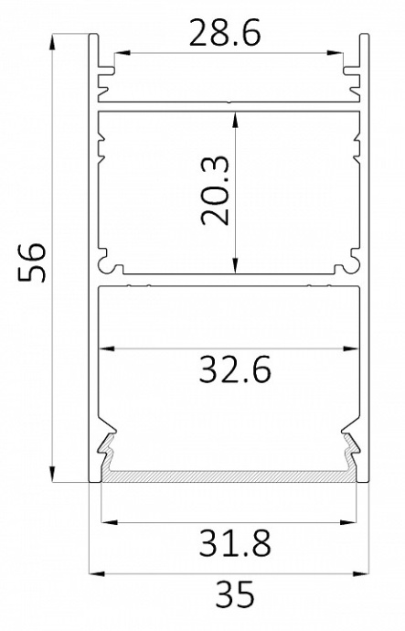 Накладной светильник 6063 LINE 3556 0412642 - 1