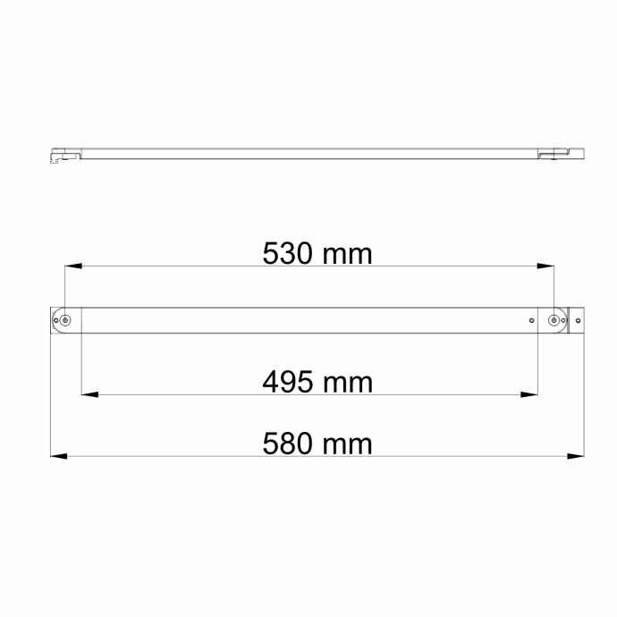 NEW D468 Фиксатор для стеклянной шторки 41S-BS - 2