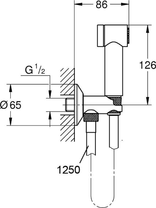 Гигиенический душ Grohe Sena Trigger Spray 35 26332000 - 2